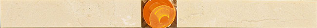 listelo gema marfil cristal naranja